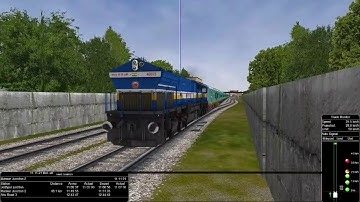 22497 / Sri ganganagar Tiruchirapalli humsafar express / Royal Rajasthan / Msts Indian Railways