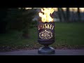 kleiner Feuerkorb Whiskey aus Metall