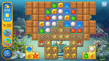 Fishdom level 382 Gameplay (iOS Android)