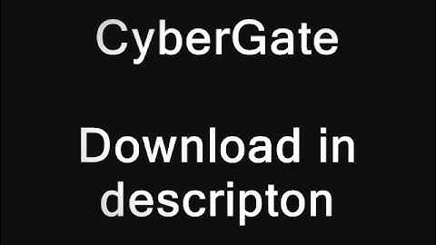 CyberGate - Free Download link