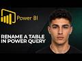 How to Rename a Table in Power Query (Power BI Desktop) — 2026 Step-by-Step Beginner Tutorial