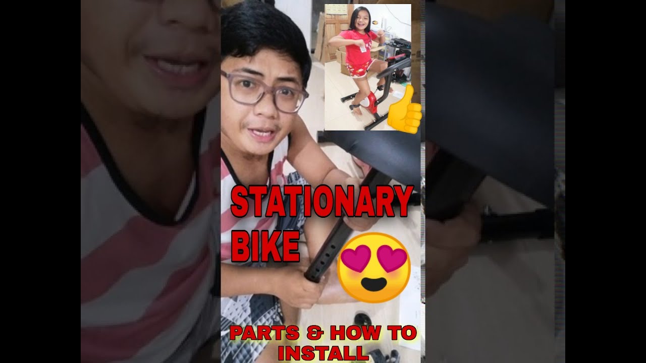 Stationary bike how to use tagalog (parts & how to install) YouTube