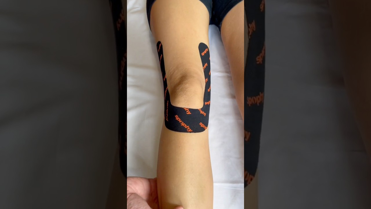 Relieve jumper’s knee pain fast and effectively with Spophy tape.