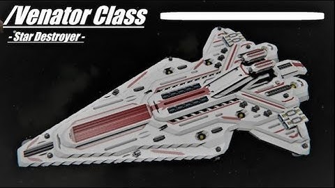 Venator Class Star Destroyer Tour (SPACE ENGINEERS)