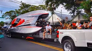 Key West Powerboat Parade - Race World Offshore RWO - LIVE in 4K