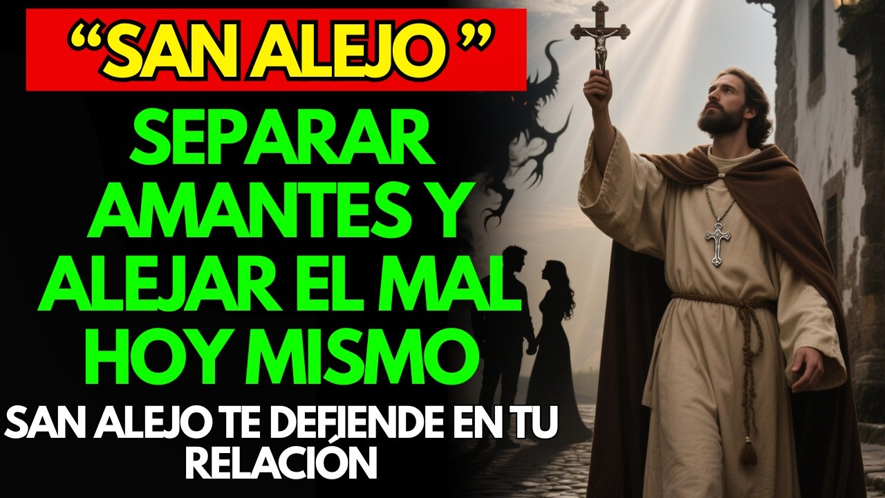 🙏 ORACIÓN poderosa A SAN ALEJO PARA CERRAR PUERTAS A AMANTES Y TRAICIONES 💔