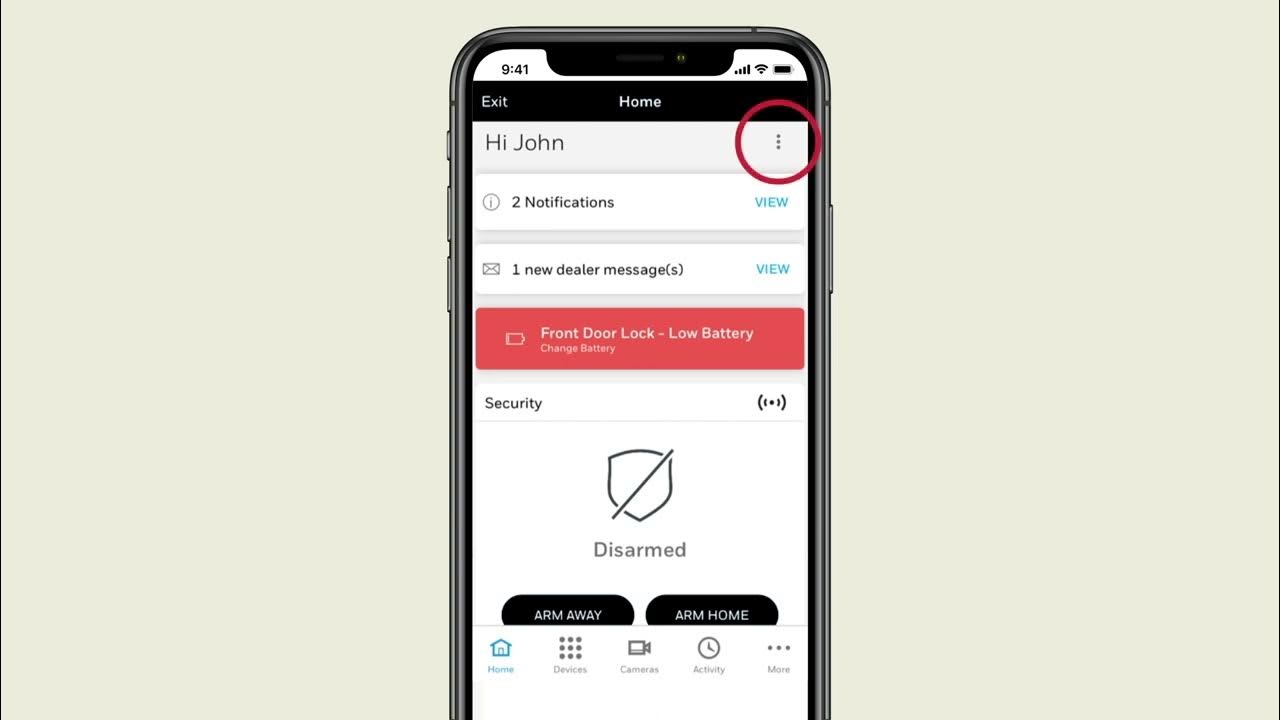 An overview of the resideo honeywell total connect app youtube
