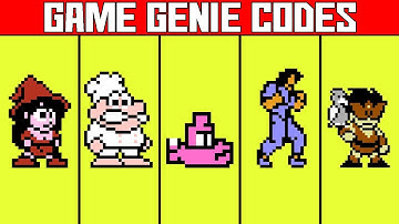5 Unknown Nes Games In One Video - Game Genie Codes