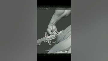 complete video of making this character on my channel #shorts #blender #shortfeed #3dsculpt