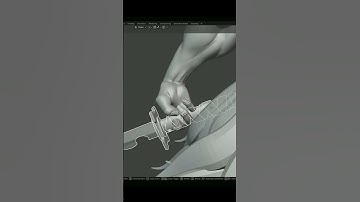 complete video of making this character on my channel #shorts #blender #shortfeed #3dsculpt