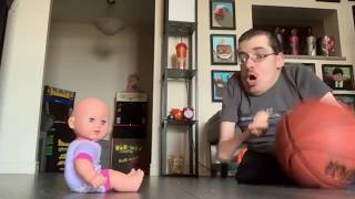 TEACHING MY SON HOW TO CATCH 🏀 - Ricky Berwick