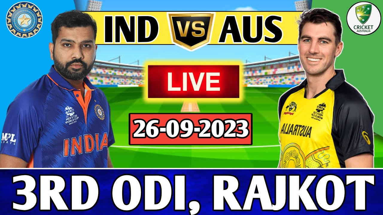 🔴 Live IND Vs AUS Live Match Today 2nd ODI India Vs Australia Live