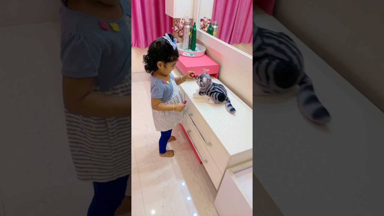 হে ভাগবান 🙈 বিড়ালকে লিপস্টিক পরাচ্ছে …এই তাই দেখা বাকি ছিলো