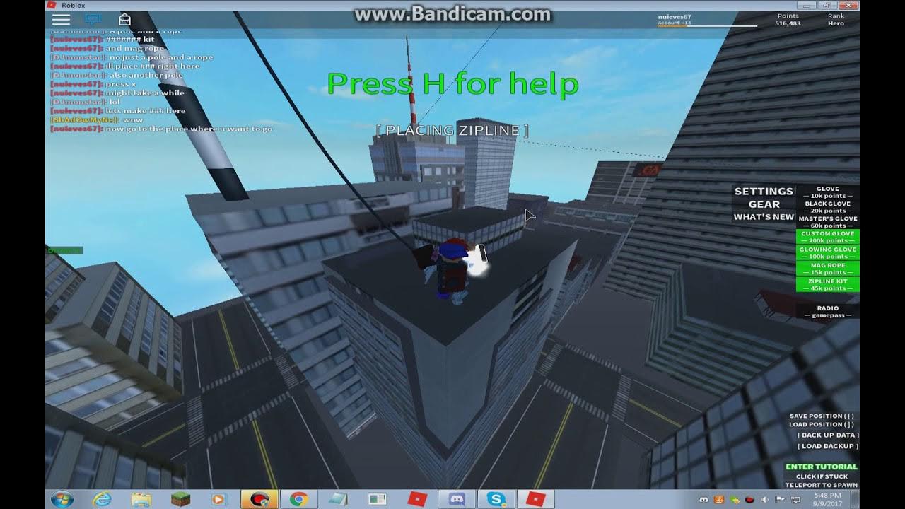 how to place a zipline roblox parkour YouTube