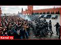 The uprising began throughout Russia; Russians have finally protested to the Kremlin