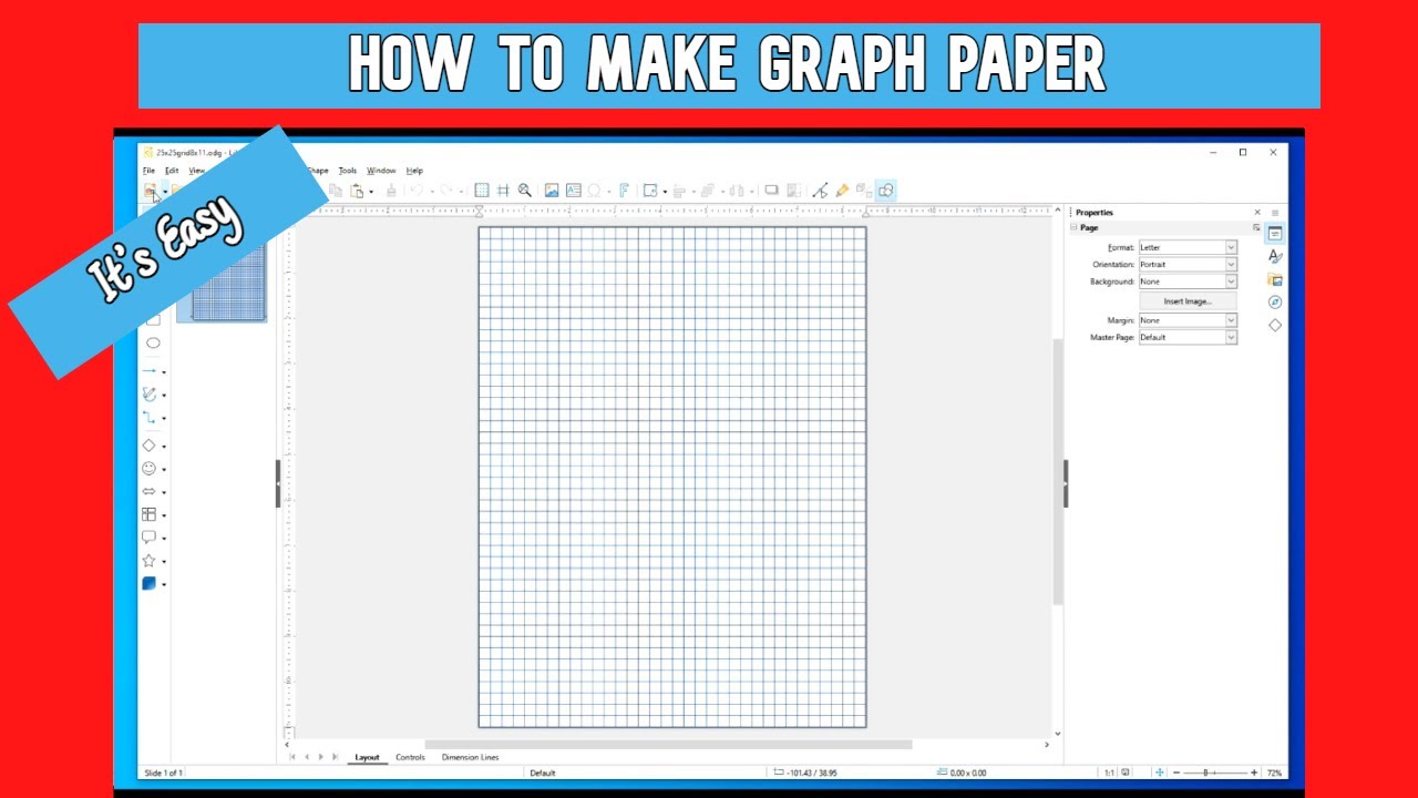 How to Make Graph Paper - Its so EASY!!!!!!!!!!!!!!! 