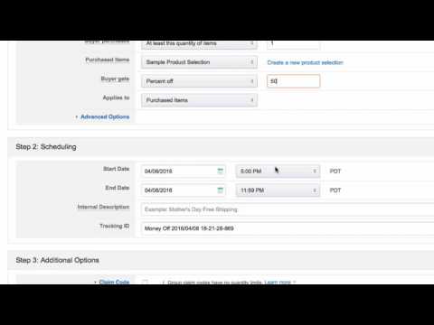 How To Set Up Coupon Code Promotion on Amazon