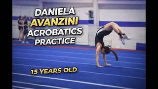 Daniela Avanzini Acrobatics at 15 years old. Atlanta