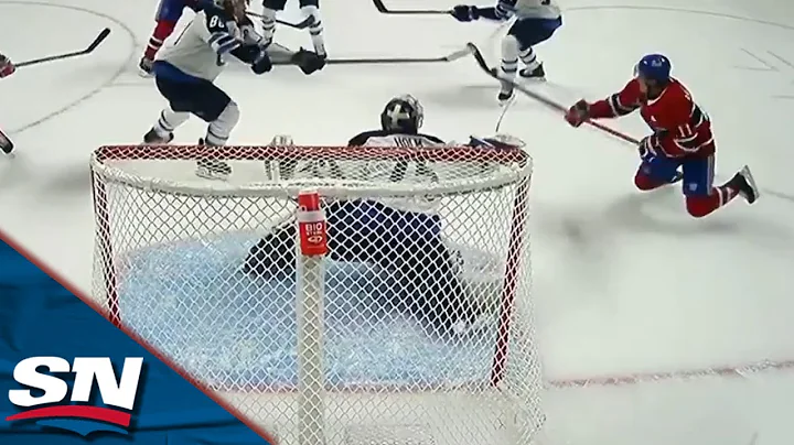 Brendan Gallagher Bats in World Series-Worthy Midair Rebound Goal