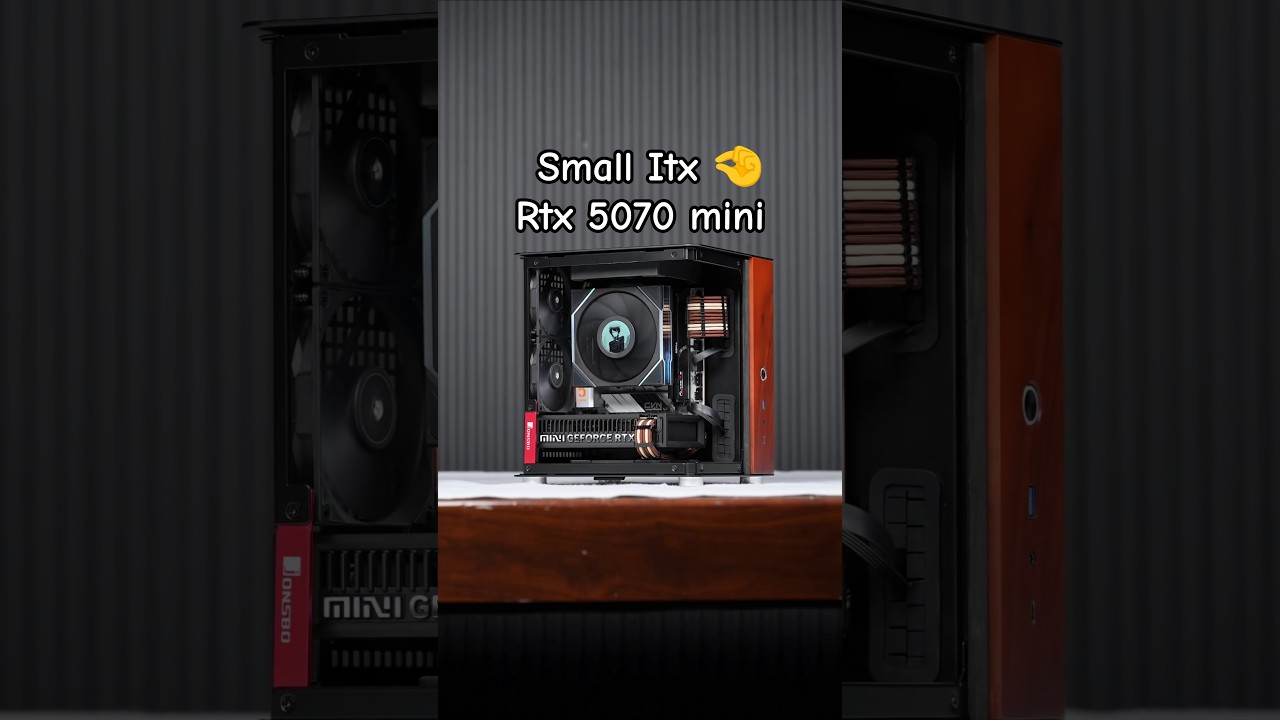Tiny Case Massive Power 💪 ITX PC Build | AMD  Ryzen 9800X3D And RTX 5070 Mini 👌
