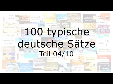 100 typische deutsche