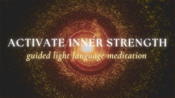 guided light language meditation to activate your inner strength | solar plexus healing & balancing