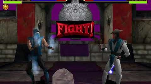 Mortal Kombat 4 Sub Zero vs Raiden