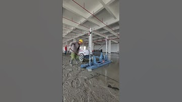 DZ25-2 Concrete Laser Leveling Screed Machine #construction #concrete #concreteleveling