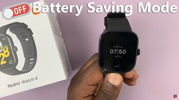 How To Turn OFF Battery Saving Mode On Redmi Watch 4