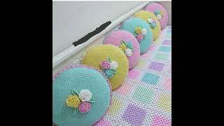 Best free pattern crochet bad sheet design || and cushion cover