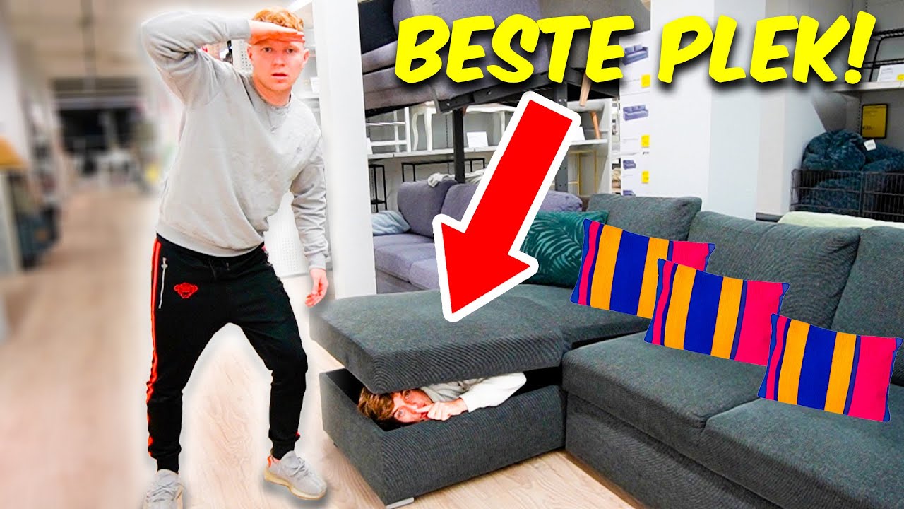 VERSTOPPERTJE SPELEN IN EEN WOONWINKEL! **MOEILIJK**