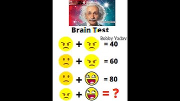 Can you solve this Emoji puzzles?😎 | Maths puzzles bring Test #mathgame #ytshorts#viralvideo #shorts