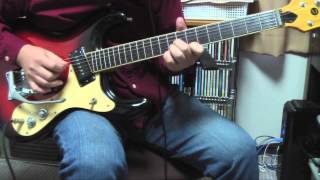 Video thumbnail of "The Ventures  - Blue Sunset  Cover"