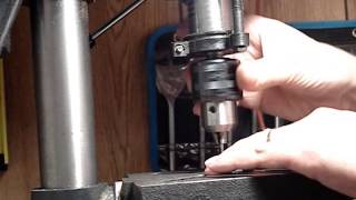 Power Tapping With Ryobi Hbd6e 5 Speed Bench Drill Press