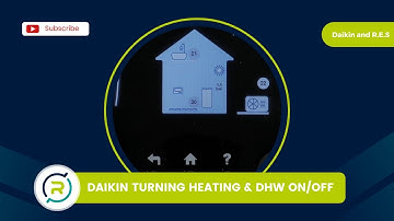 HOW TO: Turning Heating and DHW On/Off on a Daikin Heat Pump