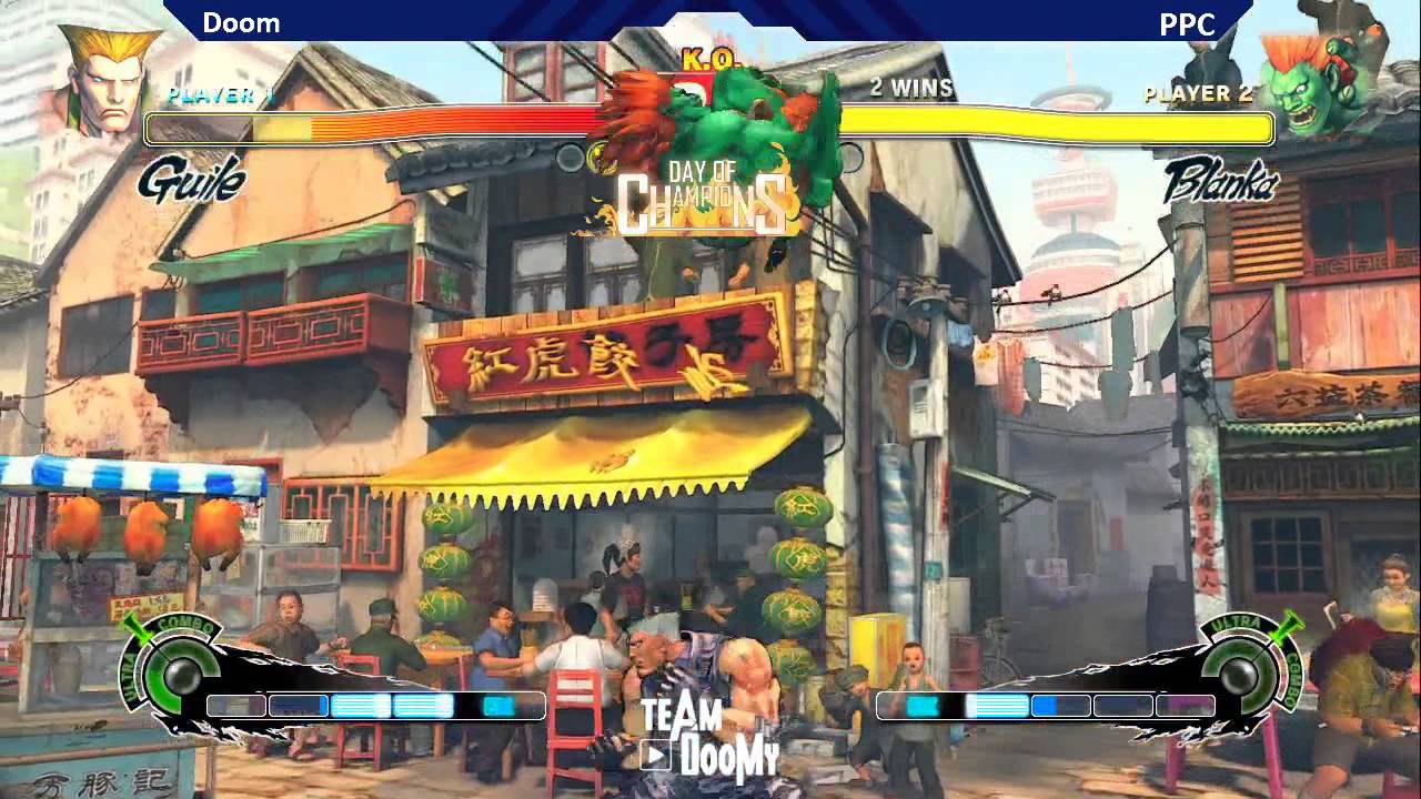DoC 10 SSF4AE2012 Tournament Doctor DooM Guile vs PPC Blanka Balrog