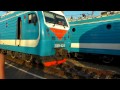 ЭП1м-623 прицепляется к поезду №284 Сочи — Москва