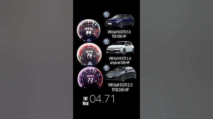 VW Golf 8 GTD 2.0 TDI 200 HP vs VW Golf 8 GTE 1.4 eHybrid 245 HP vs VW Golf 8 GTI 2.0 TFSI 245 HP