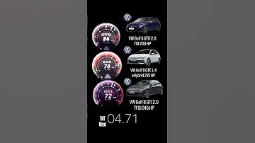 VW Golf 8 GTD 2.0 TDI 200 HP vs VW Golf 8 GTE 1.4 eHybrid 245 HP vs VW Golf 8 GTI 2.0 TFSI 245 HP