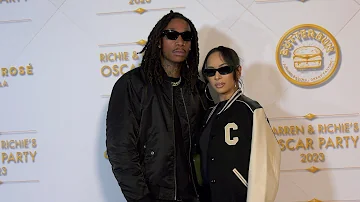 Wiz Khalifa and Aimee Aguilar 2023 Darren & Richie's Oscar Party Fashion Arrivals