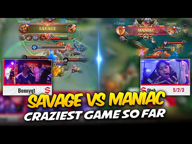 THIS GAME is CRAZY! 🤯 BOTH GOLD LANERS are INSANE, SAVAGE vs MANIAC . . . 🥶 class=