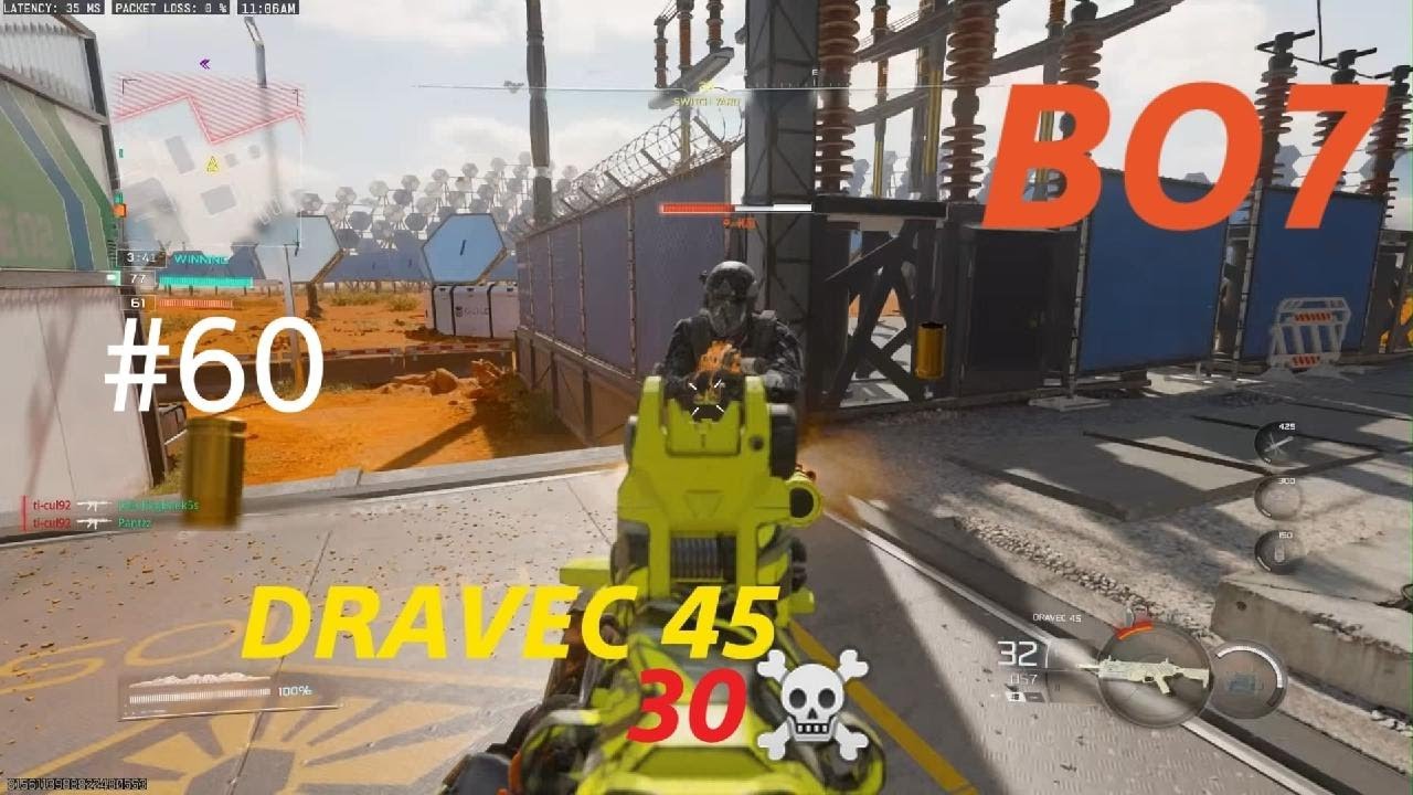 Call of Duty BO7- DRAVEC 45 gameplay on EXPOSURE (No Commentary)