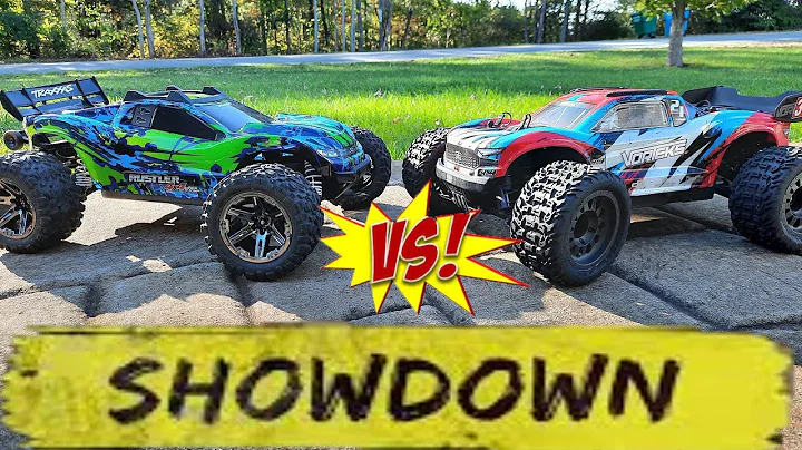 Traxxas Rustler 4x4 vxl Vs. Arrma Vorteks 4x4 Tug of War Top Speed and Jumping Contest / Comparison