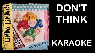 The Linda Lindas | Don't Think | Karaoke