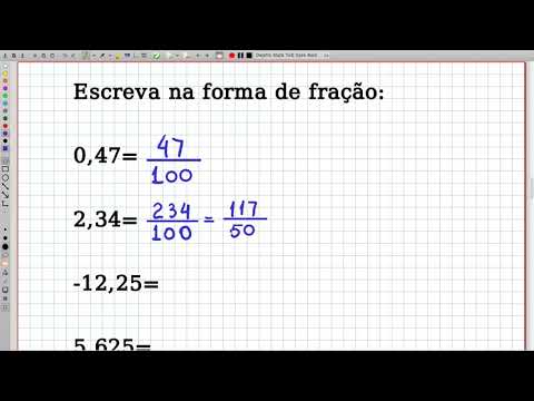 Vídeo: Qual é a forma fracionária de cinco dezoito?