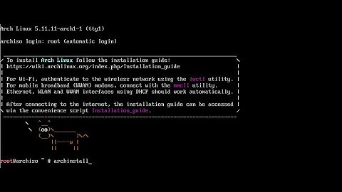 an easy way to install arch linux from an existing arch system