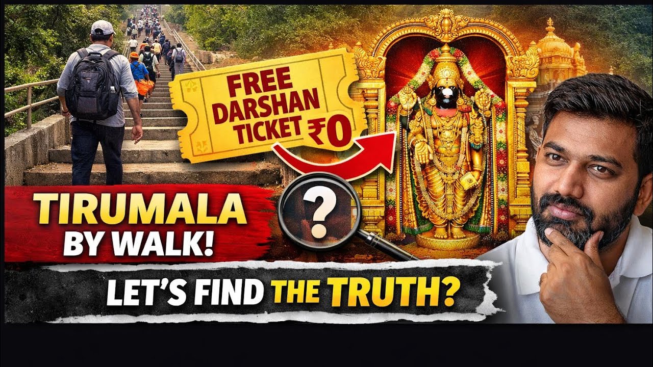 Tirumala By Walk = FREE Darshan Ticket? 😳 Truth Revealed!