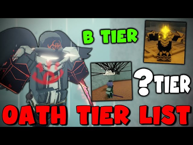 OATH TIERLIST  Deepwoken 