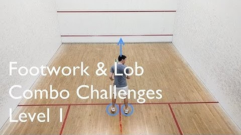 Squash - Footwork & Lob Combo - Split Step - Level 1