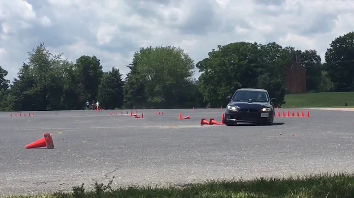 Evo X AutoX - inside rear tire lift